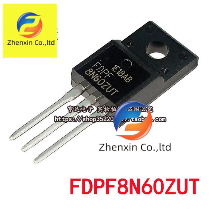10pcs origianl new FDPF8N60ZUT TO-220F FET